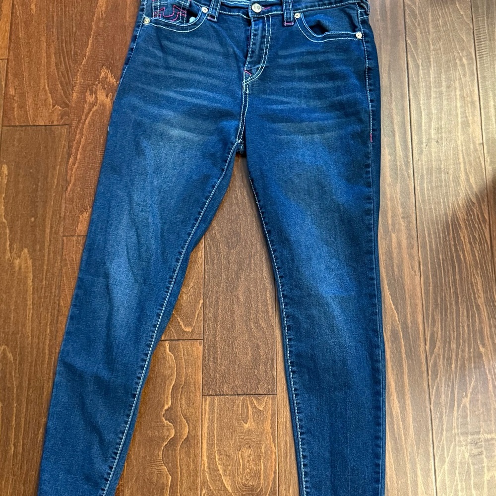 True Religion Hallie Dark Blue Skinny Jeans